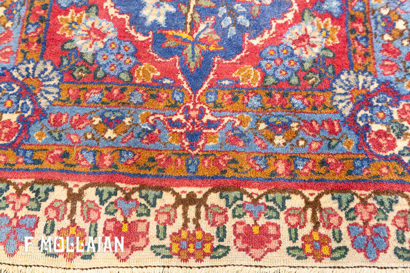 Small Antique Persian Kerman Rug n°:16360763